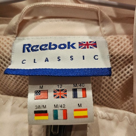 Reebok lined golf jacket. Water resistant. Light Pink. Size M - Picture 3 of 3